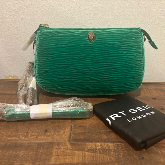 Kurt Geiger Handbags - Kurt Geiger Vibrant Green Crossbody NWT